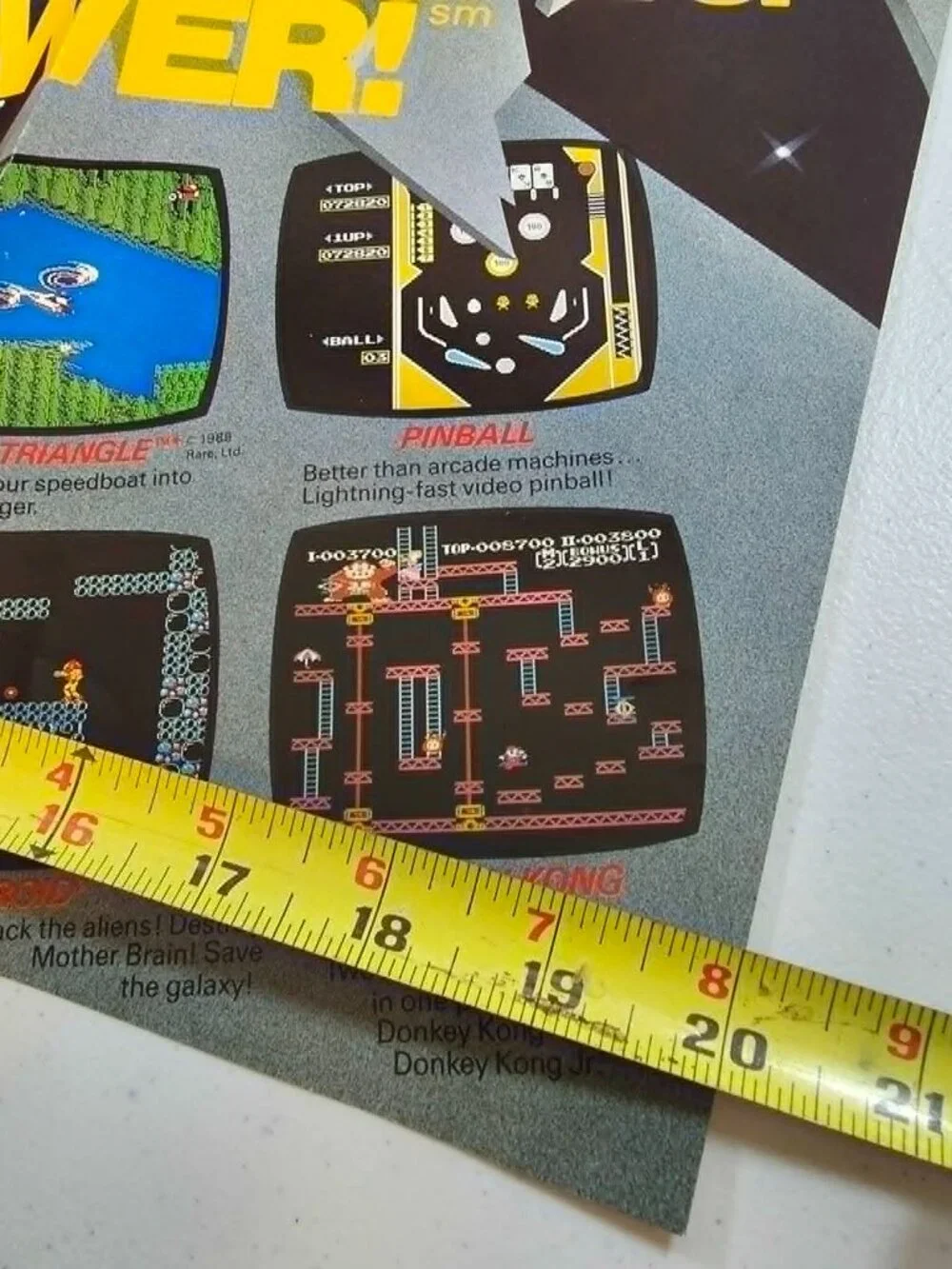Nintendo poster inserts